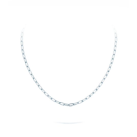 Halskette Paper Clip Oval in Silber 925/- 45cm 3,0mm