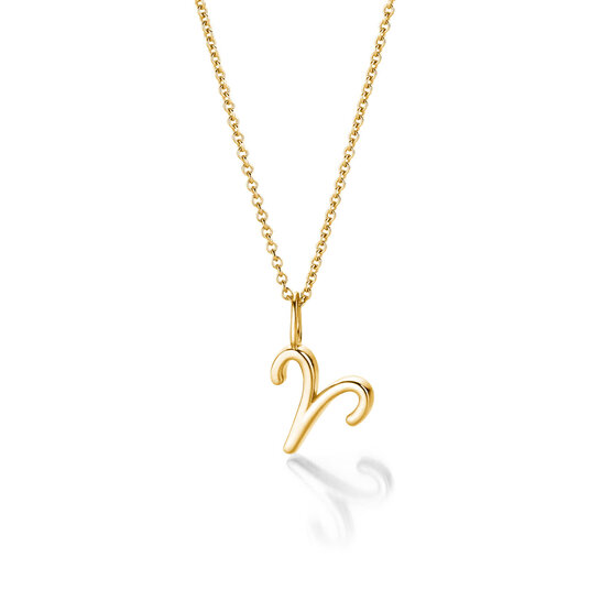 Sternzeichen-Anhänger Widder in 14K Gelbgold