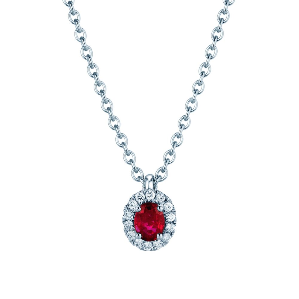Anhänger Windsor in 18K Weißgold