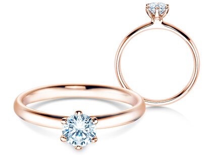 Verlobungsring Classic 6 in Roségold
