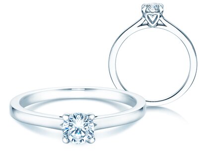 Verlobungsring Romance in 9K Weißgold