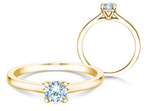 Verlobungsring Romance in 9K Gelbgold mit Diamant 0,40ct G/SI