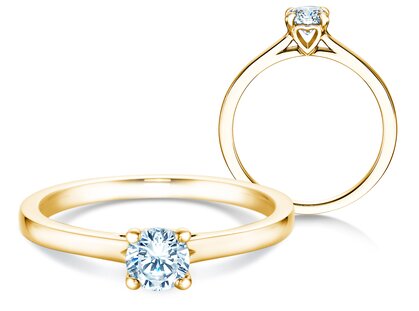 Verlobungsring Romance in 9K Gelbgold