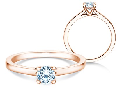 Verlobungsring Romance in 9K Roségold