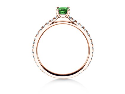 Verlobungsring Bright in Roségold