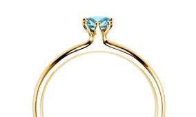 Verlobungsring Classic Colour in 14K Gelbgold mit Rubin 0,50ct