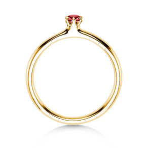 Verlobungsring Classic Colour in 14K Gelbgold mit Rubin 0,05ct