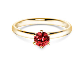 Verlobungsring Classic Colour in 14K Gelbgold mit Rubin 0,50ct
