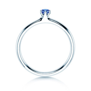 Verlobungsring Classic Colour in Silber 925/- mit Saphir 0,05ct