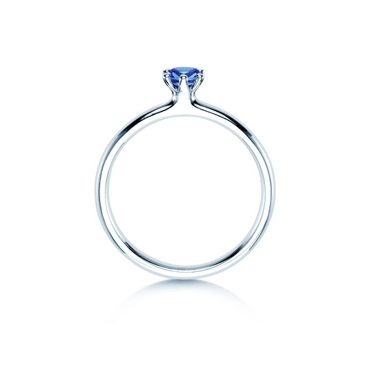 Verlobungsring Classic Colour in Silber 925/- mit Smaragd 0,05ct