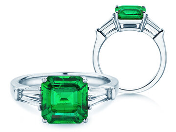 Verlobungsring Emerald Elegance