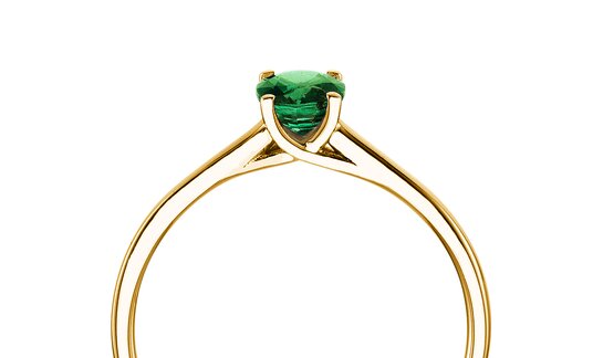 Verlobungsring Glow in 9K Gelbgold mit Smaragd 0,25ct