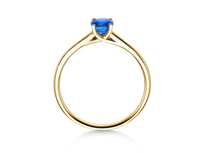 Verlobungsring Glow in 14K Gelbgold mit Saphir 0,60ct