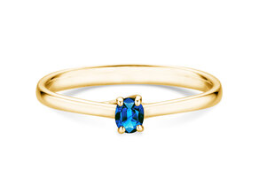 Verlobungsring Glow in 9K Gelbgold mit Saphir 0,25ct