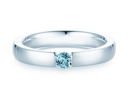 Verlobungsring Infinity Colour in Silber