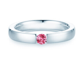 Verlobungsring Infinity Colour in Platin 950/- mit Pinker Turmalin 0,15ct