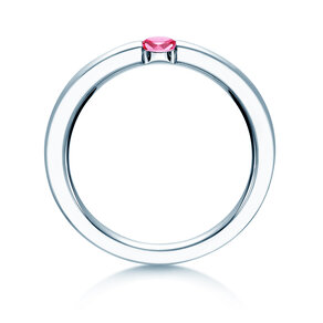Verlobungsring Infinity Colour in Platin 950/- mit Pinker Turmalin 0,15ct