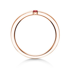Verlobungsring Infinity Colour in 18K Roségold mit Rubin 0,10ct