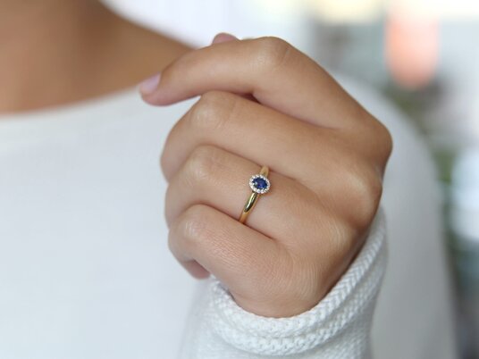 Verlobungsring Jolie in Gelbgold