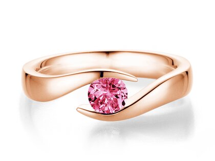 Verlobungsring Twist Colour in 18K Roségold mit Pinker Turmalin 0,50ct