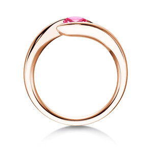 Verlobungsring Twist Colour in 18K Roségold mit Pinker Turmalin 0,50ct