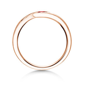 Verlobungsring Twist Colour in 9K Roségold mit Rubin 0,05ct