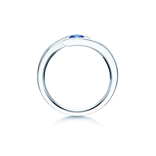 Verlobungsring Twist Colour in Silber 925/- mit Smaragd 0,05ct