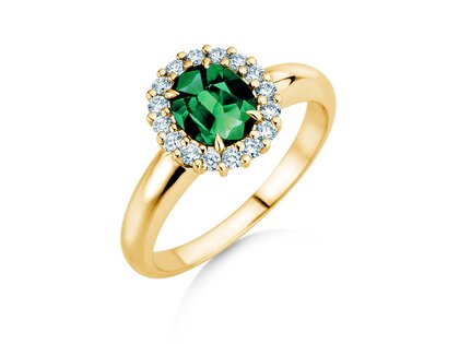 Verlobungsring Windsor Royal in Gelbgold