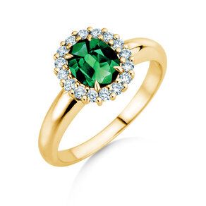 Verlobungsring Windsor Royal in Gelbgold