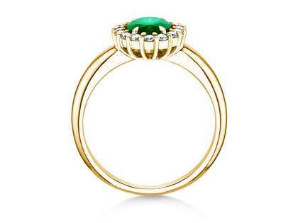 Verlobungsring Windsor Royal in Gelbgold