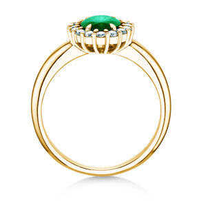 Verlobungsring Windsor Royal in Gelbgold