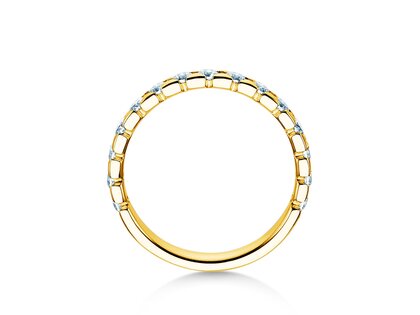 Verlobungsring Balance in 14K Gelbgold mit Diamanten 0,75ct G/SI