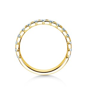 Verlobungsring Balance in 14K Gelbgold mit Diamanten 0,75ct G/SI
