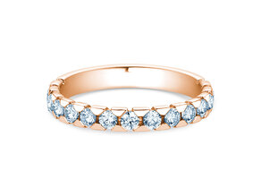 Verlobungsring Balance in 14K Roségold mit Diamanten 0,75ct G/SI