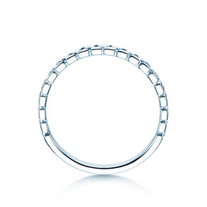 Verlobungsring Balance in 9K Weißgold mit Diamanten 0,50ct G/SI