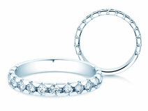 Verlobungsring Balance in 14K Weißgold mit Diamanten 0,75ct G/SI