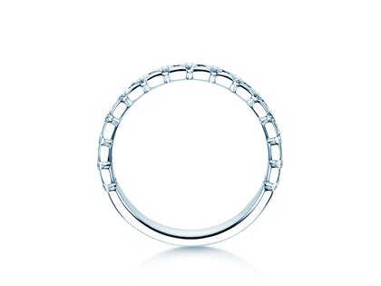 Verlobungsring Balance in 14K Weißgold mit Diamanten 0,75ct G/SI