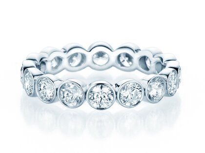 Verlobungsring Bliss in 14K Weißgold mit Diamanten 1,00ct G/SI