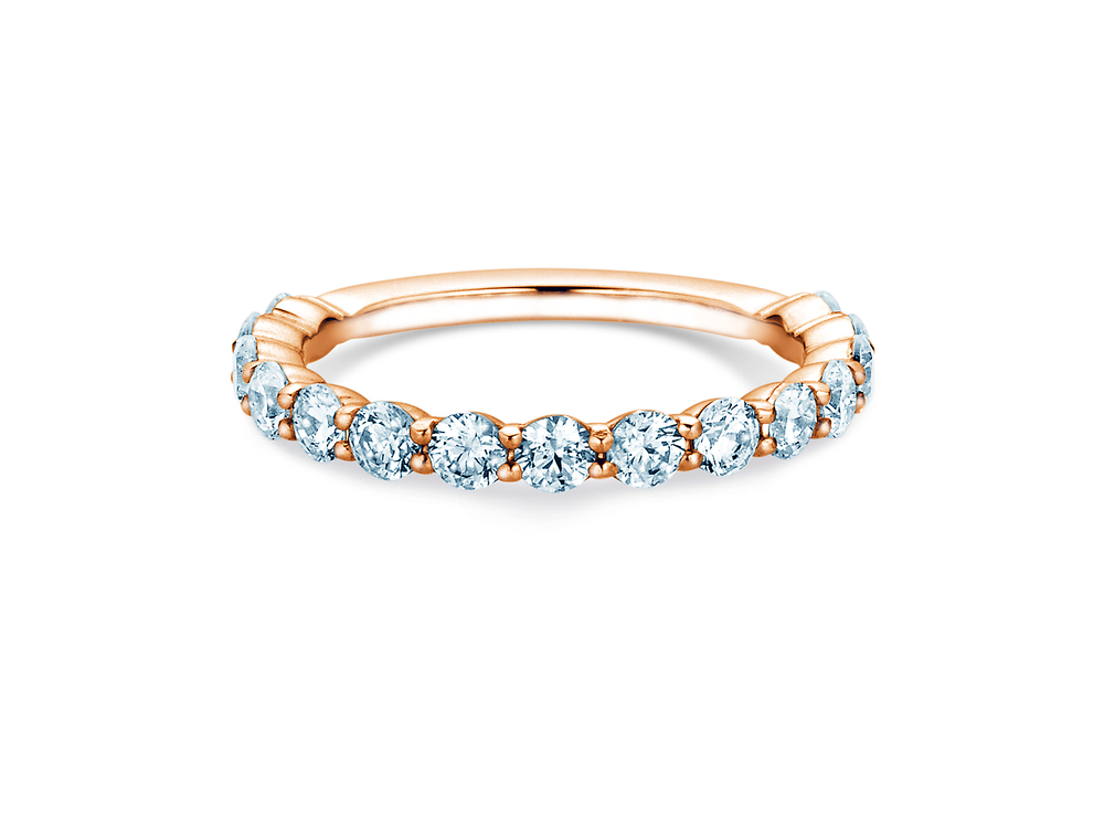 Verlobungsring Dawn in 18K Roségold mit Diamanten 1,27ct G/SI