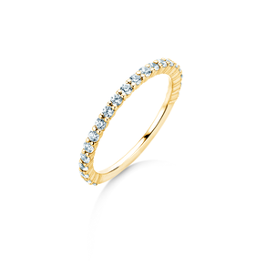 Verlobungsring Dawn in 14K Gelbgold mit Diamanten 0,53ct G/SI