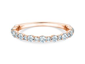 Verlobungsring Diamond Pulse in 14K Roségold mit Diamanten 0,59ct G/SI