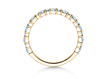 Verlobungsring Diamond Pulse in 14K Gelbgold mit Diamanten 0,59ct G/SI