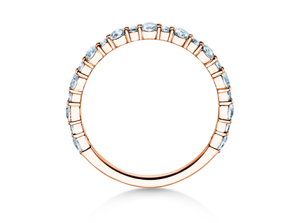Verlobungsring Diamond Pulse in 14K Roségold mit Diamanten 0,59ct G/SI
