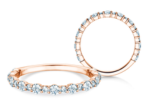 Verlobungsring Diamond Pulse in 18K Roségold mit Diamanten 0,59ct G/SI