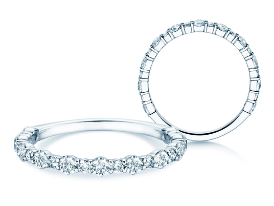 Verlobungsring Diamond Pulse in 14K Weißgold mit Diamanten 0,59ct G/SI
