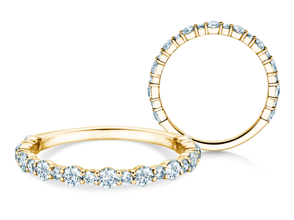 Verlobungsring Diamond Pulse in 14K Gelbgold mit Diamanten 0,59ct G/SI