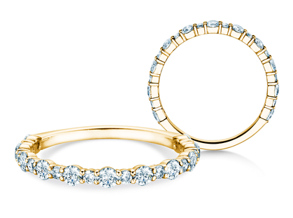 Verlobungsring Diamond Pulse in 14K Gelbgold mit Diamanten 0,59ct G/SI