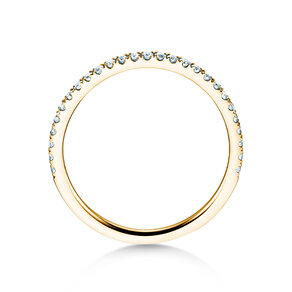 Verlobungsring Dusk in 9K Gelbgold mit Diamanten 0,25ct G/SI