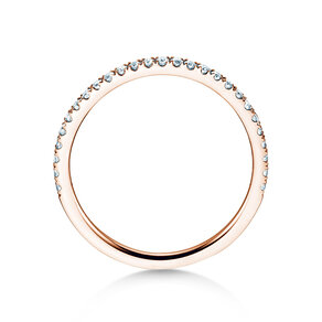 Verlobungsring Dusk in 9K Roségold mit Diamanten 0,25ct G/SI