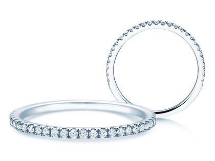 Verlobungsring Dusk in Platin 950/- mit Diamanten 0,25ct G/SI